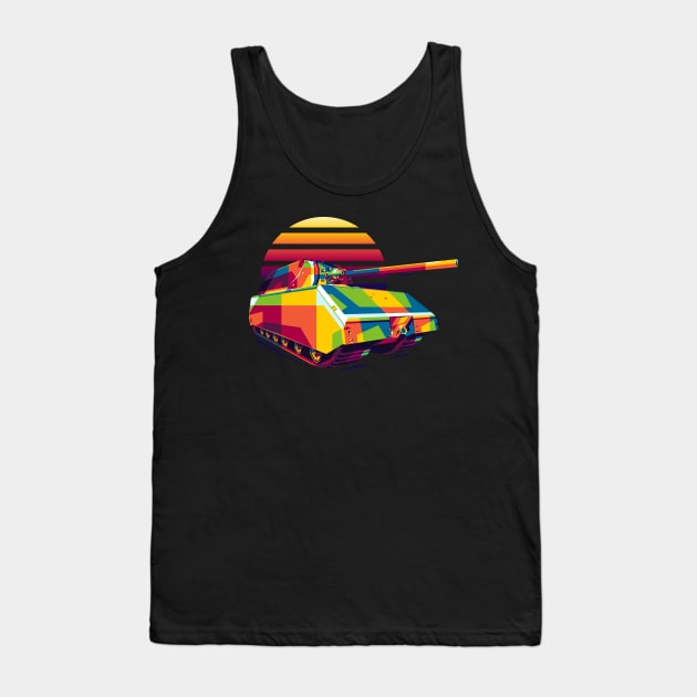 Maus Super Heavy Tank Tank Top by wpaprint